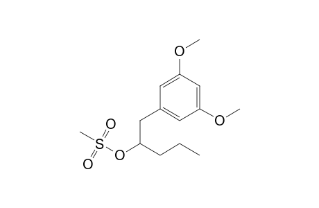 1,3-Dimethoxy-5-[2'-(methanesulfonyloxy)pentyl]benzoate