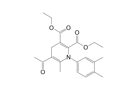 Diethyl 5-acetyl-1,4-dihydro-6-methyl-1-(3',4'-dimethylphenyl)pyridine-2,3-dicarboxylate