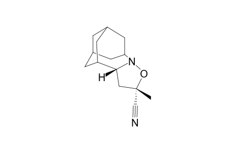 (4S*,6R*)-4-Methyl-4-cyano-2-aza-3-oxatetracyclo[7.3.1.1(7,11).0(2,6)]tetradecane