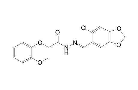 acetic acid, (2-methoxyphenoxy)-, 2-[(E)-(6-chloro-1,3-benzodioxol-5-yl)methylidene]hydrazide