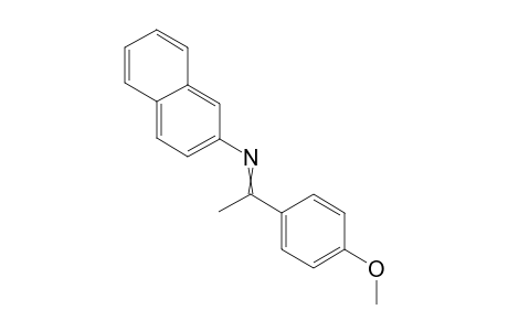 1-(4-Methoxyphenyl)-N-(naphthalen-2-yl)ethan-1-imine