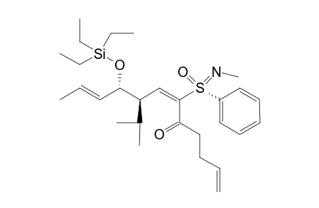 (6E,8R,9S,10E)-8-Isopropyl-6-[(S)-N-methyl-S-phenyl-sulfonimidoyl)]-9-(triethylsilyloxy) dodeca-1,6,10-trien-5-one
