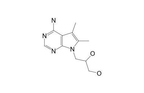 7-(2,3-DIHYDROXYPROPYL)-5,6-DIMETHYLPYRROLO-[2,3-D]-PYRIMIDINE-4-AMINE