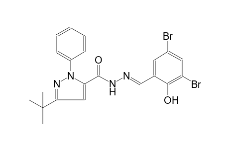 3-tert-butyl-N'-[(E)-(3,5-dibromo-2-hydroxyphenyl)methylidene]-1-phenyl-1H-pyrazole-5-carbohydrazide