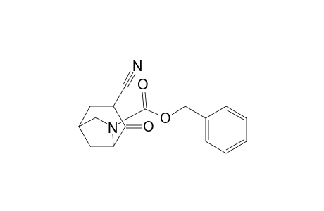 6-Azabicyclo[3.2.1]octane-6-carboxylic acid, 3-cyano-4-oxo-, phenylmethyl ester