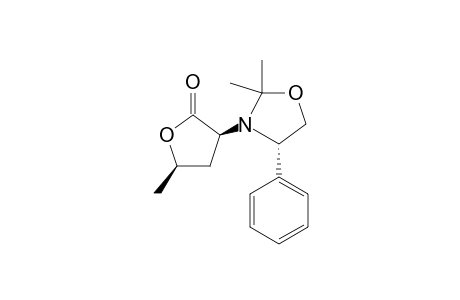 2(S)-(1-AZA-2,2-DIMETHYL-3-OXA-5(S)-PHENYLCYCLOPENT-1-YL)-4(R)-METHYL-1-OXOTETRAHYDROFURAN