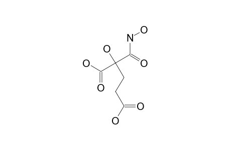 2-HYDROXY-2-HYDROXYAMINOCARBONYL-GLUTARIC-ACID