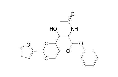 beta-D-Glucopyranoside, phenyl 2-(acetylamino)-2-deoxy-4,6-o-(2-furanylmethylene)-