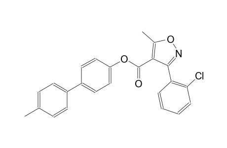 4-isoxazolecarboxylic acid, 3-(2-chlorophenyl)-5-methyl-, 4'-methyl[1,1'-biphenyl]-4-yl ester