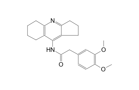 benzeneacetamide, N-(2,3,5,6,7,8-hexahydro-1H-cyclopenta[b]quinolin-9-yl)-3,4-dimethoxy-