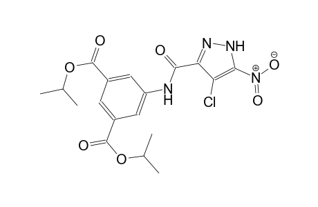 diisopropyl 5-{[(4-chloro-5-nitro-1H-pyrazol-3-yl)carbonyl]amino}isophthalate