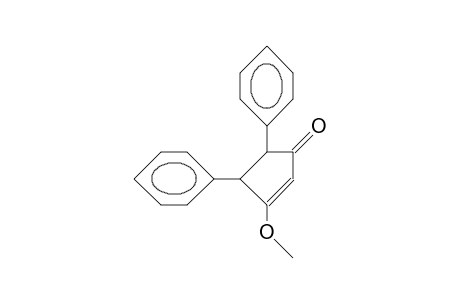 1-Methoxy-trans-4,5-diphenyl-cyclohexen-3-one