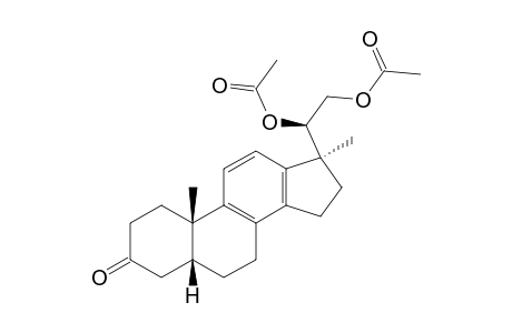 18-Norpregna-8,11,13-trien-3-one, 20,21-bis(acetyloxy)-17-methyl-, (5.beta.,17.alpha.,20R)-