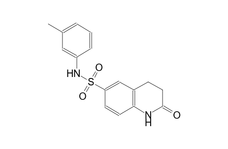 N-(3-methylphenyl)-2-oxo-1,2,3,4-tetrahydro-6-quinolinesulfonamide