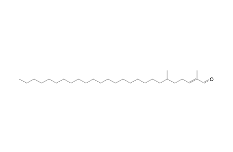(E)-2,6-Dimethyl-2-hexacosenal