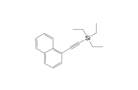 Triethyl(naphthalen-1-ylethynyl)silane