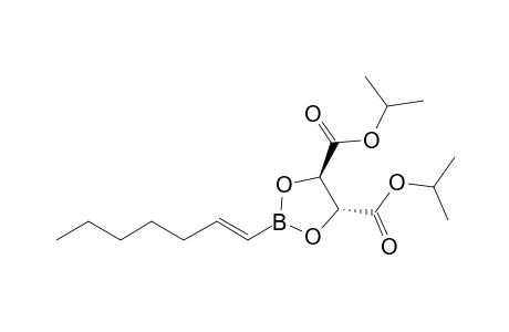 (4R,5R)-2-[(E)-hept-1-enyl]-1,3,2-dioxaborolane-4,5-dicarboxylic acid diisopropyl ester