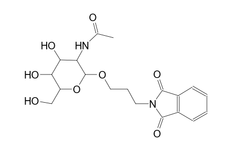 1H-isoindole-1,3(2H)-dione, 2-[3-[[2-(acetylamino)-2-deoxy-beta-D-glucopyranosyl]oxy]propyl]-