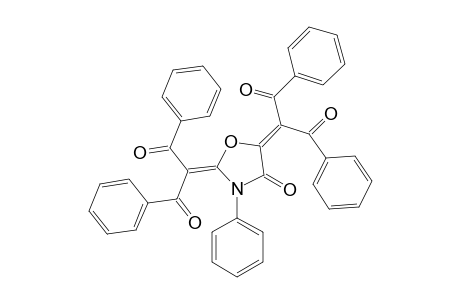 2,5-BIS-(DIBENZOYL-METHYLENE)-3-PHENYL-PERHYDRO-OXAZOL-4-ONE