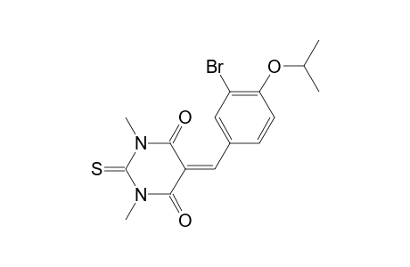 5-(3-bromo-4-isopropoxy-benzylidene)-1,3-dimethyl-2-thioxo-hexahydropyrimidine-4,6-quinone