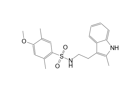 benzenesulfonamide, 4-methoxy-2,5-dimethyl-N-[2-(2-methyl-1H-indol-3-yl)ethyl]-