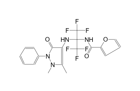 2-furancarboxamide, N-[1-[(2,3-dihydro-1,5-dimethyl-3-oxo-2-phenyl-1H-pyrazol-4-yl)amino]-2,2,2-trifluoro-1-(trifluoromethyl)ethyl]-