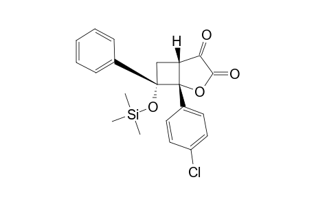 (1R*,5S*,7S*)-1-(4-CHLOROPHENYL)-7-PHENYL-7-TRIMETHYLSILYLOXY-2-OXABICYCLO-[3.2.0]-HEPTANE-3,4-DIONE