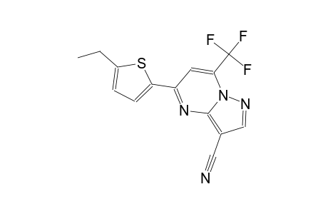 5-(5-ethyl-2-thienyl)-7-(trifluoromethyl)pyrazolo[1,5-a]pyrimidine-3-carbonitrile