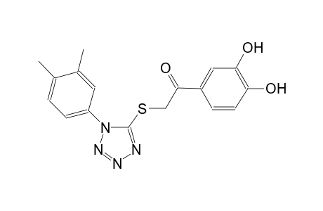 1-(3,4-dihydroxyphenyl)-2-{[1-(3,4-dimethylphenyl)-1H-tetraazol-5-yl]sulfanyl}ethanone