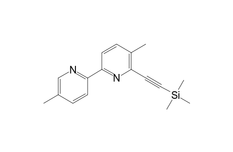 6-[2-(Trimethylsilyl)-1-ethynyl]-5,5'-dimethyl-2,2'-bipyridine