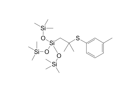 trimethyl-[[2-methyl-2-(m-tolylsulfanyl)propyl]-bis(trimethylsilyloxy)silyl]oxy-silane