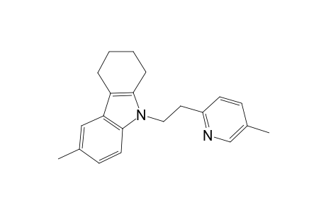 6-Methyl-9-[2-(5-methyl-2-pyridinyl)ethyl]-2,3,4,9-tetrahydro-1H-carbazole