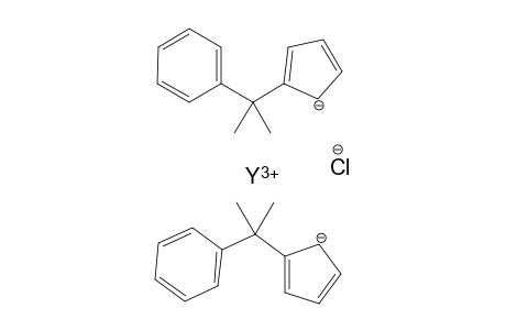 yttrium(III) bis(2-(2-phenylpropan-2-yl)cyclopenta-2,4-dien-1-ide) chloride