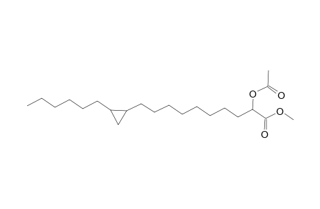 2-Acetoxy-10-(2-hexylcyclopropyl)capric acid methyl ester