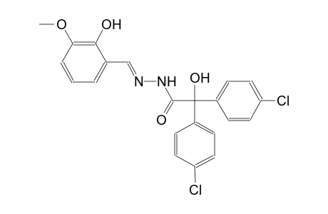 benzeneacetic acid, 4-chloro-alpha-(4-chlorophenyl)-alpha-hydroxy-, 2-[(E)-(2-hydroxy-3-methoxyphenyl)methylidene]hydrazide