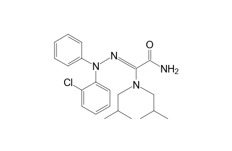 (Z)-2-Diisobutylamino-N-(2-chlorophenyl)-2-phenylhydrazonoacetamide