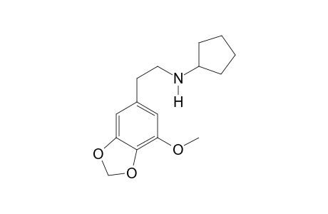 N-Cyclopentyl-3-methoxy-4,5-methylenedioxyphenethylamine