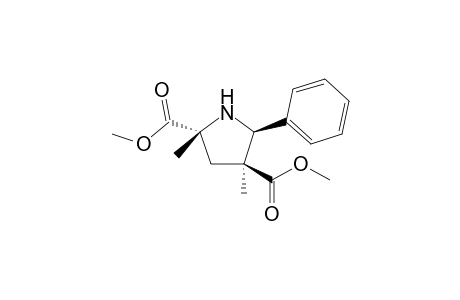 Dimethyl 2,c-4-Dimethyl-t-5-phenyl-r-2,t-4-pyrrolidinedi-carboxylate