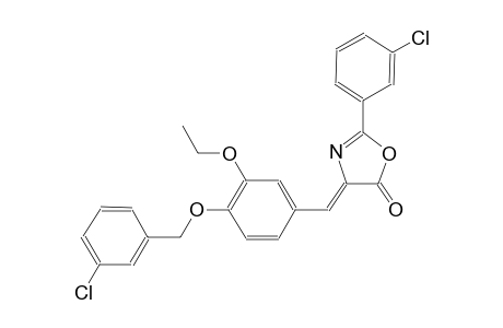 (4Z)-4-{4-[(3-chlorobenzyl)oxy]-3-ethoxybenzylidene}-2-(3-chlorophenyl)-1,3-oxazol-5(4H)-one