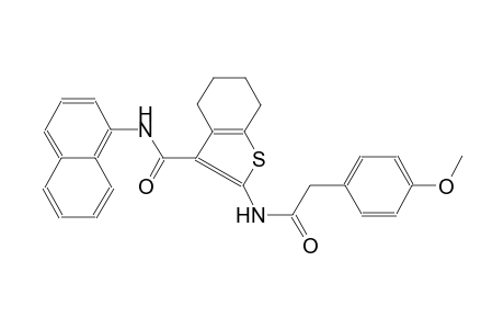 2-{[(4-methoxyphenyl)acetyl]amino}-N-(1-naphthyl)-4,5,6,7-tetrahydro-1-benzothiophene-3-carboxamide