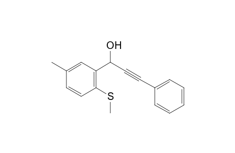 1-(5-Methyl-2-(methylthio)phenyl)-3-phenylprop-2-yn-1-ol