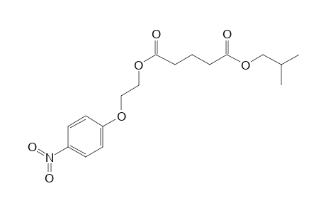 Glutaric acid, isobutyl 2-(4-nitrophenoxy)ethyl ester