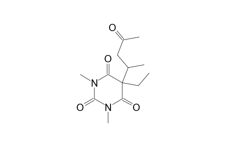 1,3-Dimethyl-5-ethyl-5-(3-acetyl-prop-2-yl)barbituric acid