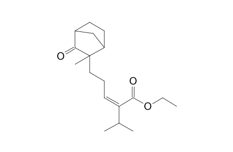 (Z) /(E) -5 -(3 -Oxo-2 -methyl-bicyclo[2.2.1]hept-2 -yl) -2 -isopropyl-2 -pentenoic acid ethyl ester