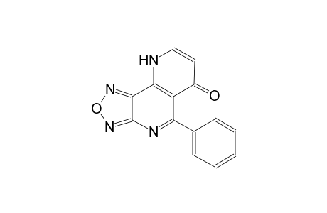 5-phenyl[1,2,5]oxadiazolo[3,4-h][1,6]naphthyridin-6(9H)-one
