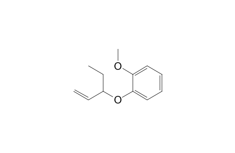 1-(1-Ethylallyloxy)-2-methoxy-benzene