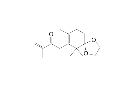 1-[5,5-(Ethylenedioxy)-2,6,6-trimethyl-1-cyclohexenyl]-3-methyl-3-buten-2-one