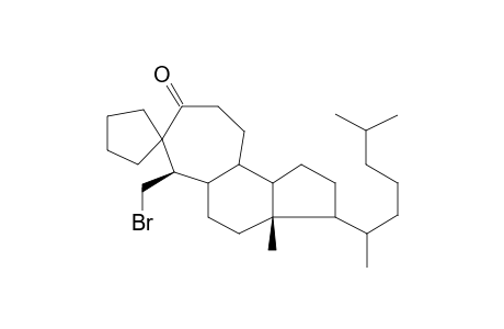 CYCLOPENTANE-1'-SPIRO-5-(19-BROMO-7A-HOMO-DES-A-CHOLESTAN-6-ONE)