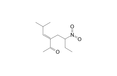 (E)-5-Nitro-3-isobutylideneheptane-2-one