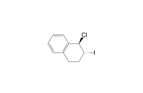Naphthalene, 1-chloro-1,2,3,4-tetrahydro-2-iodo-, trans-(.+-.)-